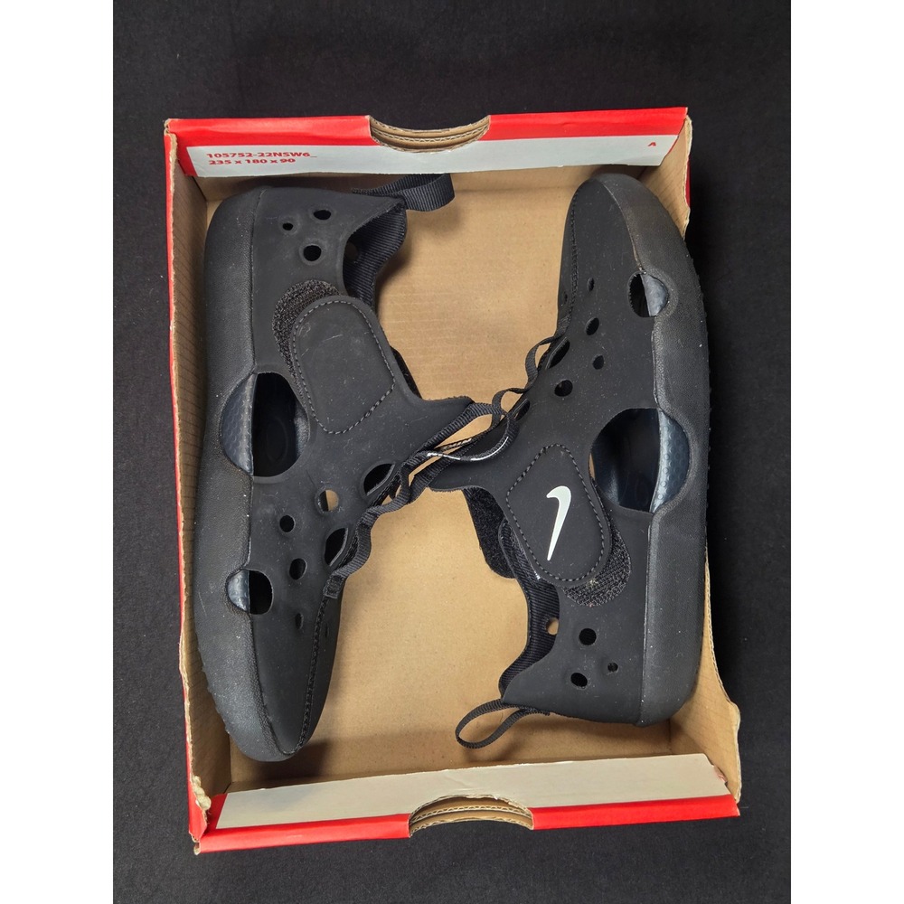 Nike Sunray Protect 4 PS Kids Sandals Black Anthracite HF6277-001 Size 1Y